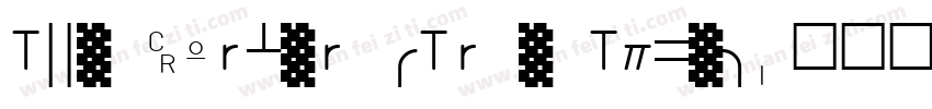 The Marker (True Type)字体转换
